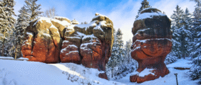Zimowy trekking w Niemczech – Góry Łużyckie!